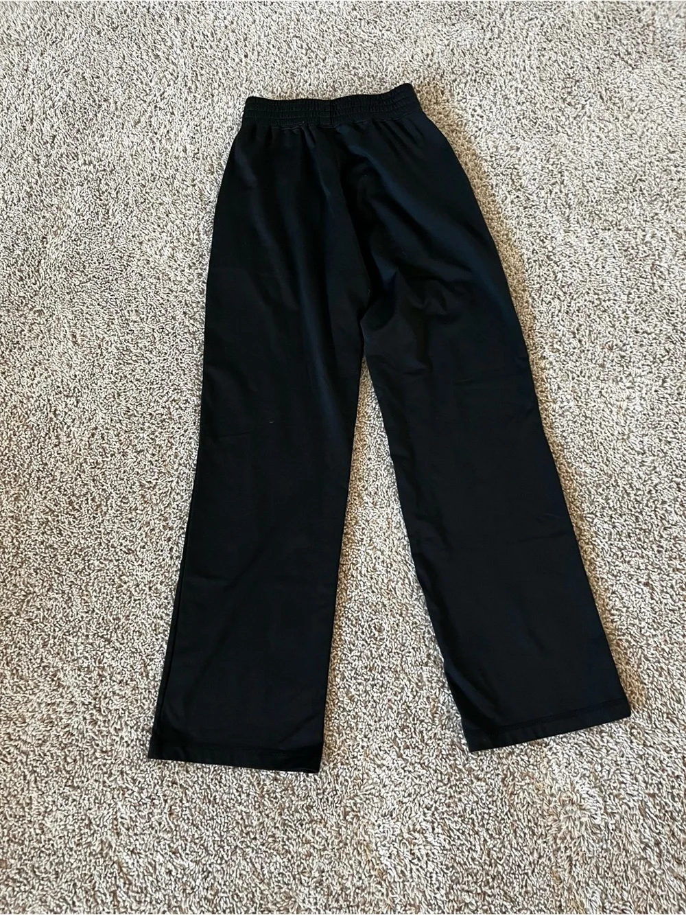 Varsity Black Track Jogger Pants for Women